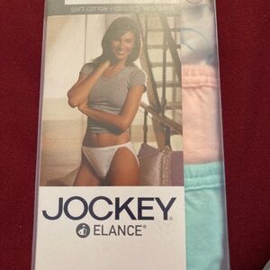NWT Jockey Elance String bikini 3 pack size 6